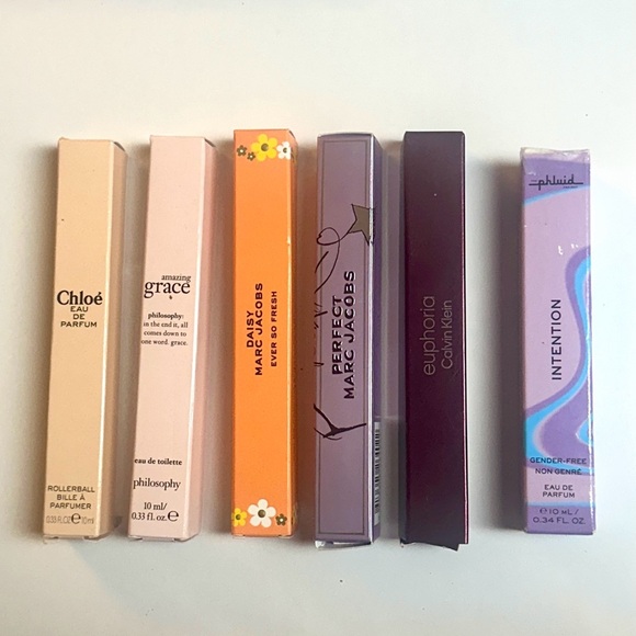 Bundle of 6 Perfume Sprays Chloe Eau De Parfum, Mark Jacobs, Calvin Klein… NEW - Picture 1 of 11